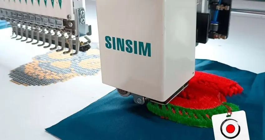 Flat, Tufting Embroidery Machine