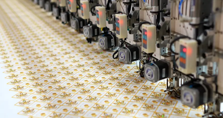 58 Head High Speed Sequins, Flat Embroidery Machine
