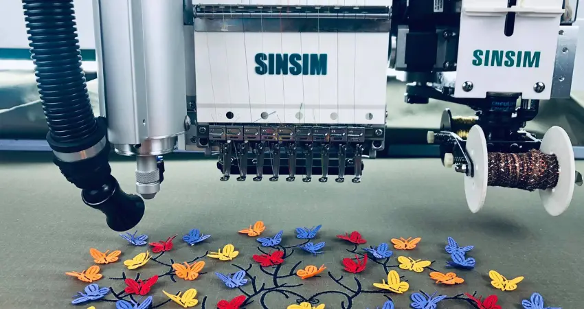 Laser Cutting Embroidery Machine