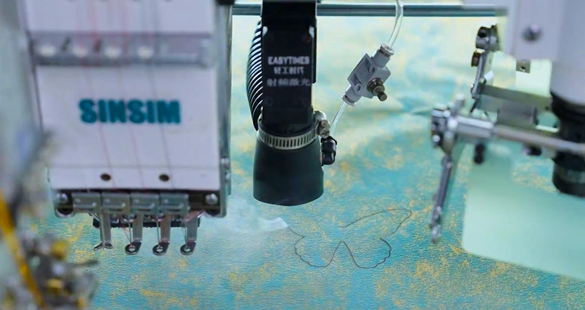 Radio Frequency Laser Embroidery Machine