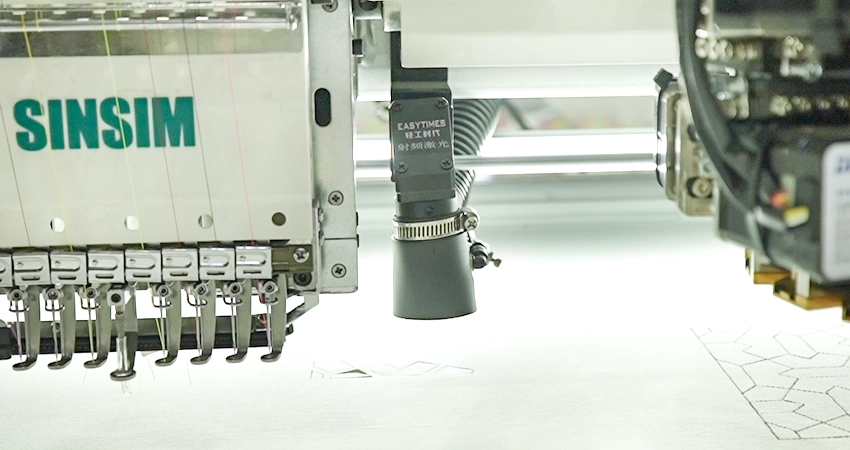 Radio Frequency Laser Embroidery Machine