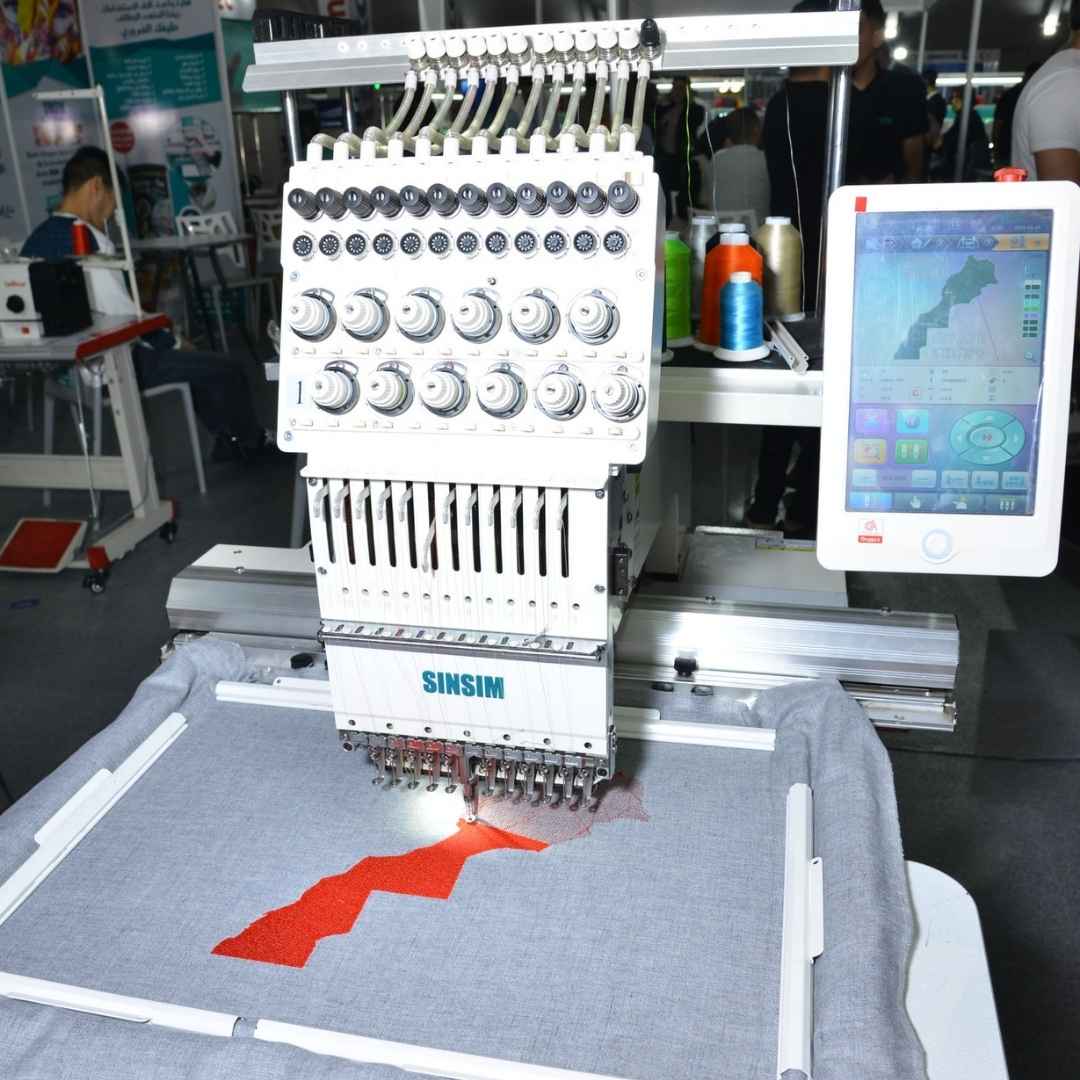 Single Head Flat, Cap Embroidery Machine