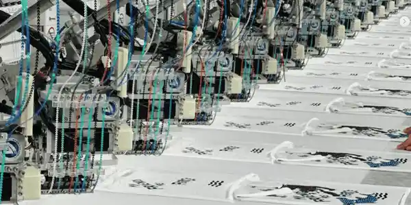 Multi Color Sequin Embroidery Machine